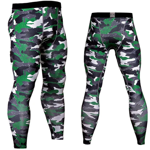 2018 Brand Camo Compression Pants Men Sportswear Jogging Exercise Gym Mens Leggings Training Male Running Tights Camouflage