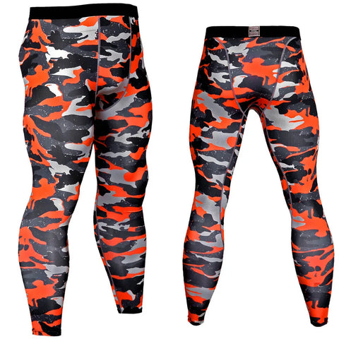 2018 Brand Camo Compression Pants Men Sportswear Jogging Exercise Gym Mens Leggings Training Male Running Tights Camouflage