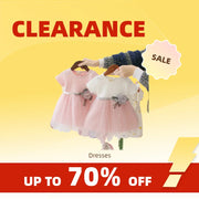 Clearance_Toddler Girl Tutu Dress Summer Fashion Short Sleeve Princess Dress Cute Flower Girl Wedding Dress_Continuous updates