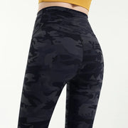 Women Camouflage Sport Leggings High Waist Hip Lifting Yoga Pant Girls Elastic Gym Workout Tights Slim Running Sweatpants Female