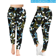 Summer Camouflage Print Pants Sexy Gym Leggings Women Fashion Streetwear Y2k Pants Stretch Push Up Trousers Women Clothing