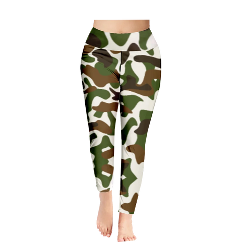 Summer Camouflage Print Pants Sexy Gym Leggings Women Fashion Streetwear Y2k Pants Stretch Push Up Trousers Women Clothing