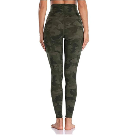 Camouflage Women Yoga Printing Pants Leggings Tight running and quick-drying Workout Sports Elasticity Sexy Push Up Gym Wear