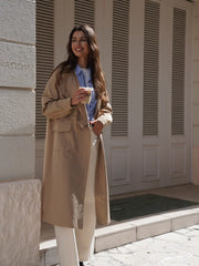 Women 2024 Fall / Winter Stylish Casual Trench Coat