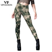 VIP FASHION Camouflage Women Leggings Elastic Fitness Trousers Outdoor Sport Workout Pants for Gym Female Sexy Slim Tights