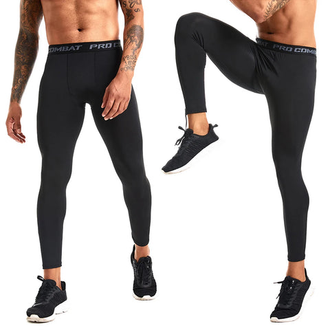 High-Performance Compression Leggings for Men Fitness Workouts Tights for Enhanced Fitness Performance and Running Comfort