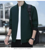 2024 New Spring and Autumn Business Jacket Men Casual Blazer Jacket Lightweight Workwear Clothes Men Fashion Solid Color Coats