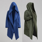 Fashionable Trench Coat  Warm Leisure Men Coat  Solid Color Long Sleeve Men Jacket