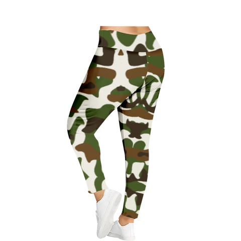 Summer Camouflage Print Pants Sexy Gym Leggings Women Fashion Streetwear Y2k Pants Stretch Push Up Trousers Women Clothing