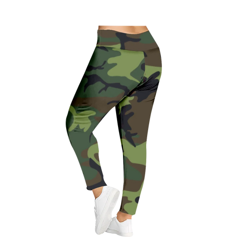 Summer Camouflage Print Pants Sexy Gym Leggings Women Fashion Streetwear Y2k Pants Stretch Push Up Trousers Women Clothing