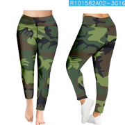 Summer Camouflage Print Pants Sexy Gym Leggings Women Fashion Streetwear Y2k Pants Stretch Push Up Trousers Women Clothing