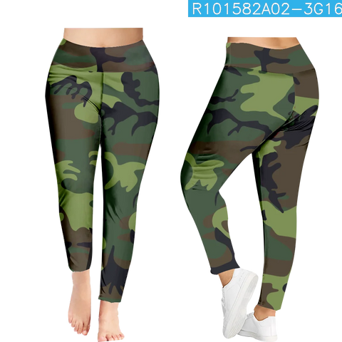 Summer Camouflage Print Pants Sexy Gym Leggings Women Fashion Streetwear Y2k Pants Stretch Push Up Trousers Women Clothing